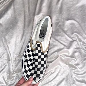 original and custom checkered vans